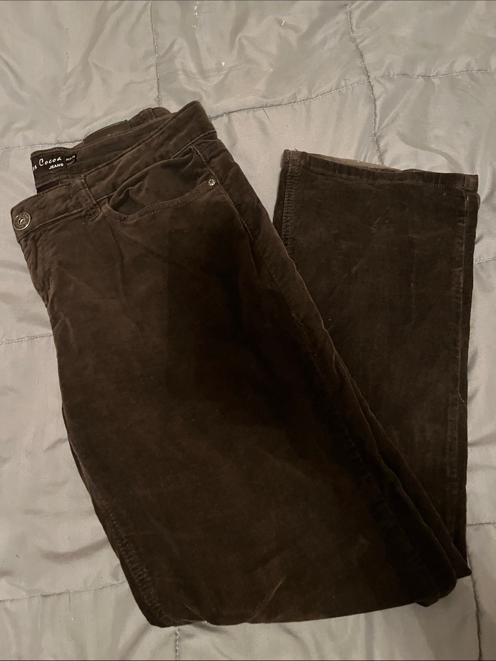 Women’s Dark Brown Corduroy Jeans